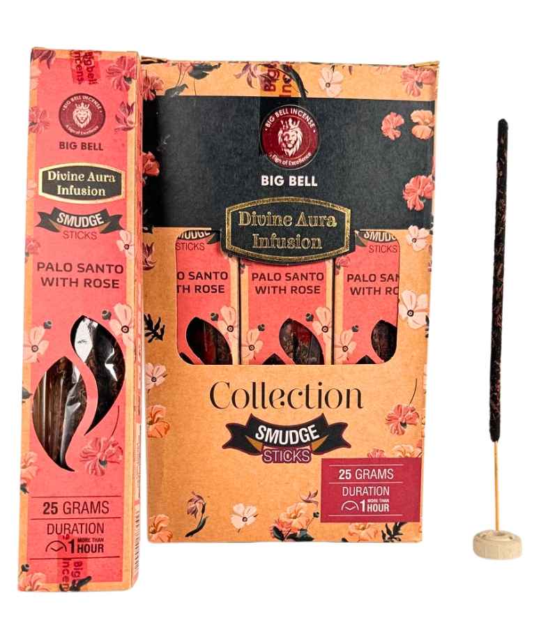 Big Bell Palo Santo With Rose-25g